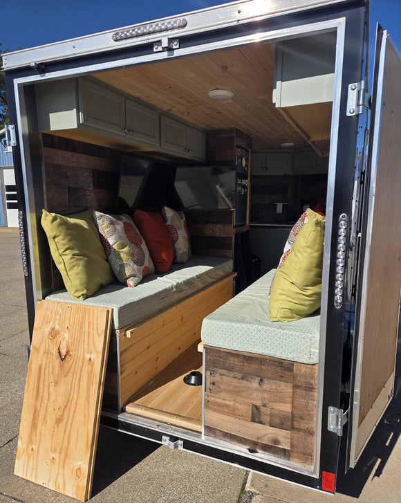 CON12817 | 2023 Darkhorse Cargo - DHW6X12SA30 - Camper Upgrade